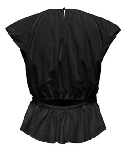 JDY - JDYTina Fitted Open Back Top - Black